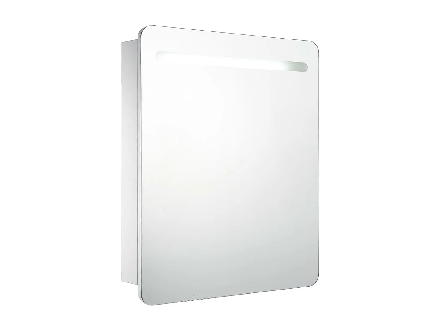 Badkamerkastje met spiegel LED 68x9x80 cm