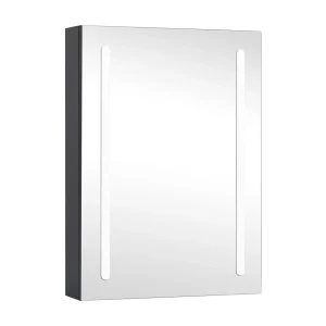 Badkamerkast met spiegel en LED 50x13x70 cm Badkamerkast met spiegel en LED 50x13x70 cm