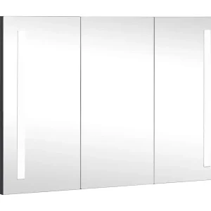 Badkamerkast met spiegel en LED 89x14x62 cm Badkamerkast met spiegel en LED 89x14x62 cm
