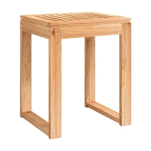 Badkamerkruk 40x30x46 cm massief walnotenhout Badkamerkruk 40x30x46 cm massief walnotenhout