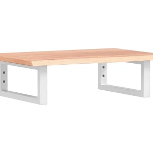 Badkamer wandschap staal en massief eikenhout