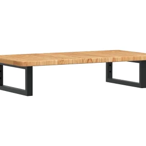 Badkamer wandschap staal en massief eikenhout