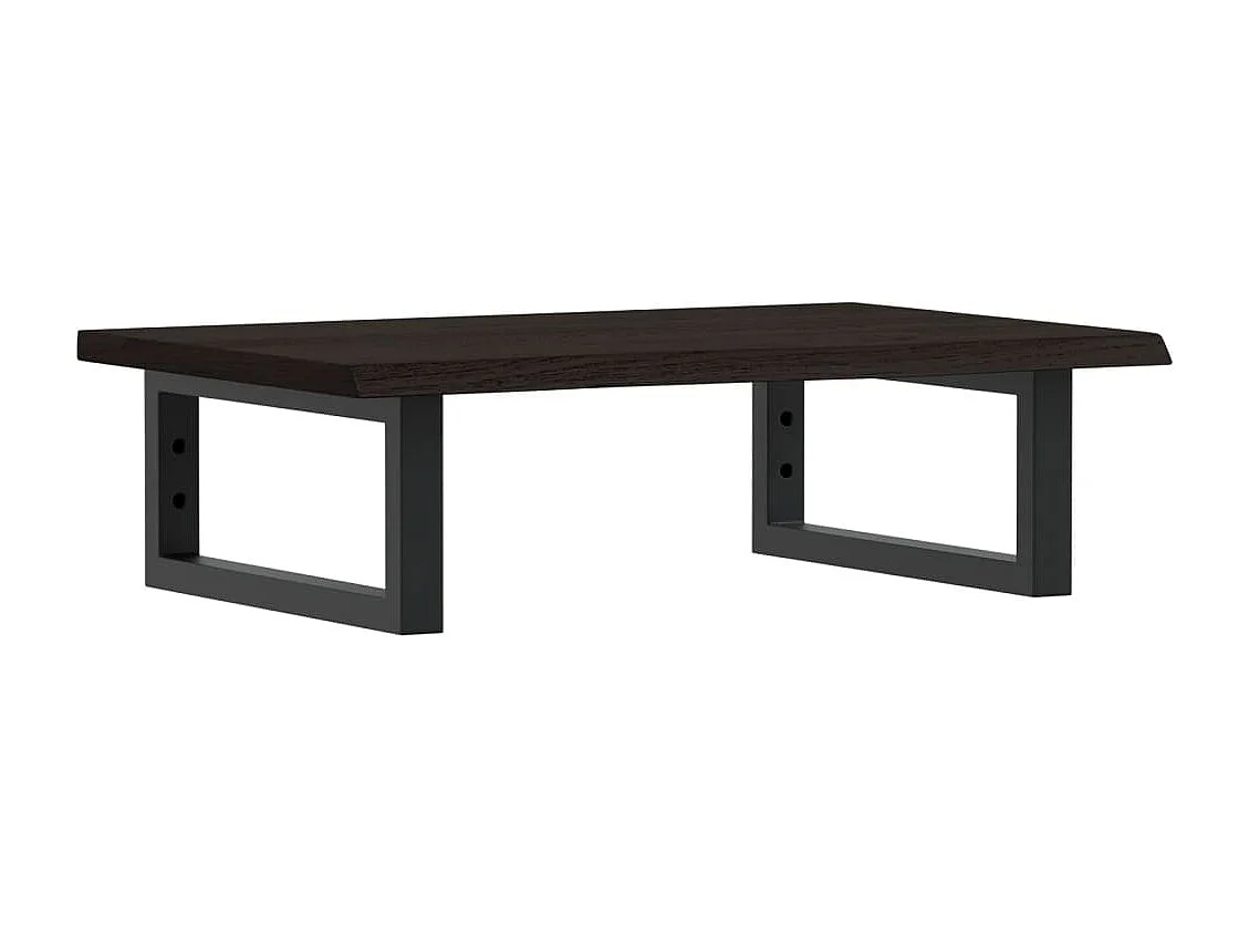 Badkamer wandschap staal en massief eikenhout