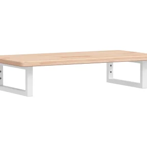 Badkamer wandschap staal en massief eikenhout