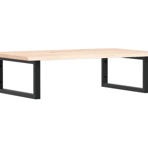 Badkamer wandschap staal en massief eikenhout