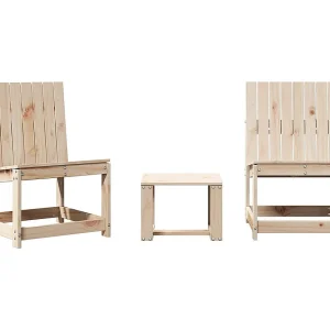 3-delige Loungeset massief grenenhout 3-delige Loungeset massief grenenhout