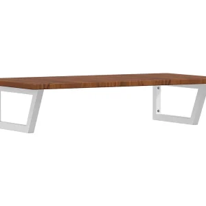 Badkamer wandschap staal en massief eikenhout Badkamer wandschap staal en massief eikenhout