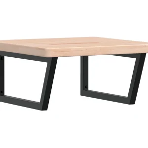 Badkamer wandschap staal en massief eikenhout Badkamer wandschap staal en massief eikenhout