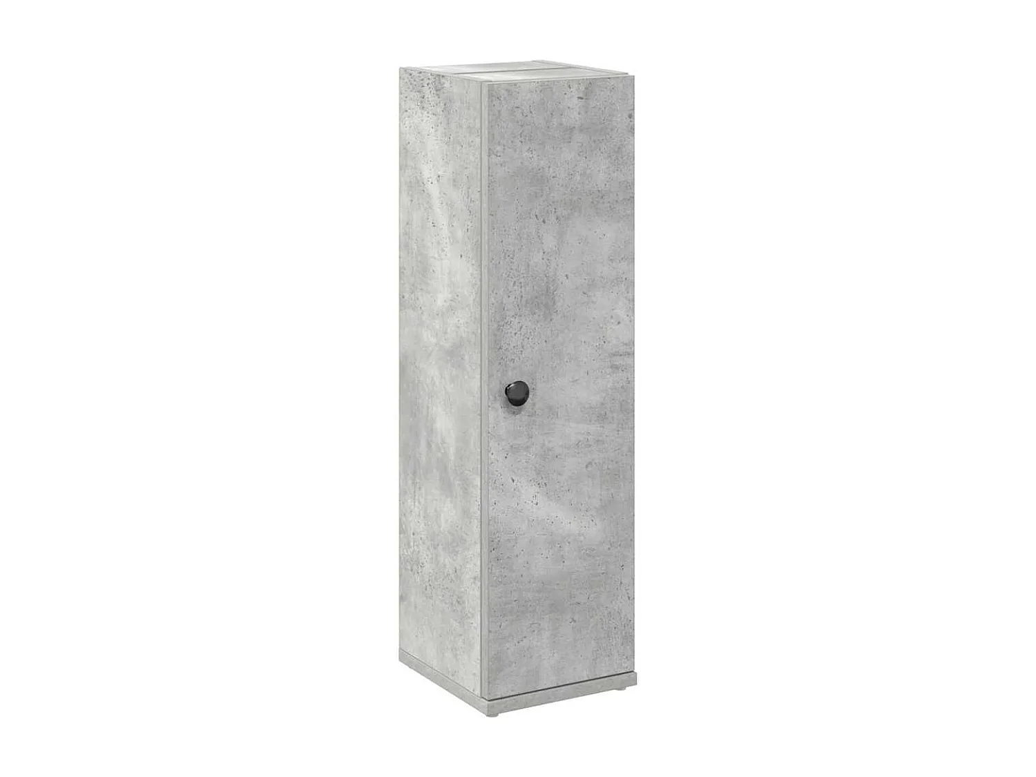 Badkamerkast met rolhouder 20,5x22x72 cm betongrijs