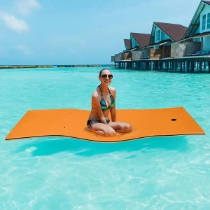220 cm x 90 cm Drijvend Water Mat, Persoonlijke Drijvende Oase Schuim Mat voor Recreatie en Ontspanning,Geel+Blauw / Oranje+Zwart (Oranje)AB92210 220 cm x 90 cm Drijvend Water Mat, Persoonlijke Drijvende Oase Schuim Mat voor Recreatie en Ontspanning,Geel+Blauw / Oranje+Zwart (Oranje)AB92210