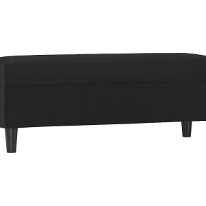 Bankje 100x35x41 cm kunstleer zwart Bankje 100x35x41 cm kunstleer zwart
