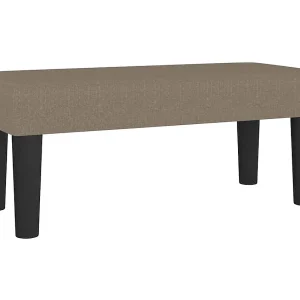 Bankje 70x30x30 cm stof taupe Bankje 70x30x30 cm stof taupe