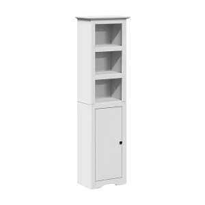 Badkamerkast BODO 44x30x160 cm wit