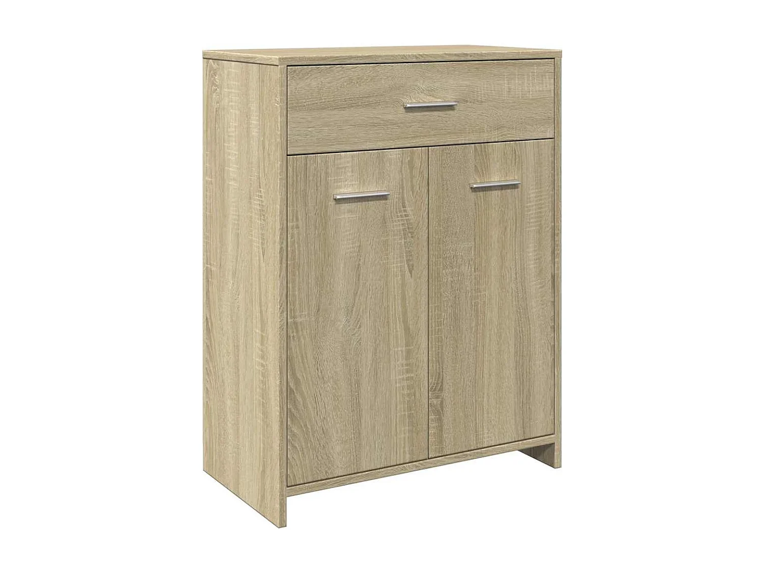Badkamerkast 60x33x80 cm spaanplaat sonoma eikenkleurig