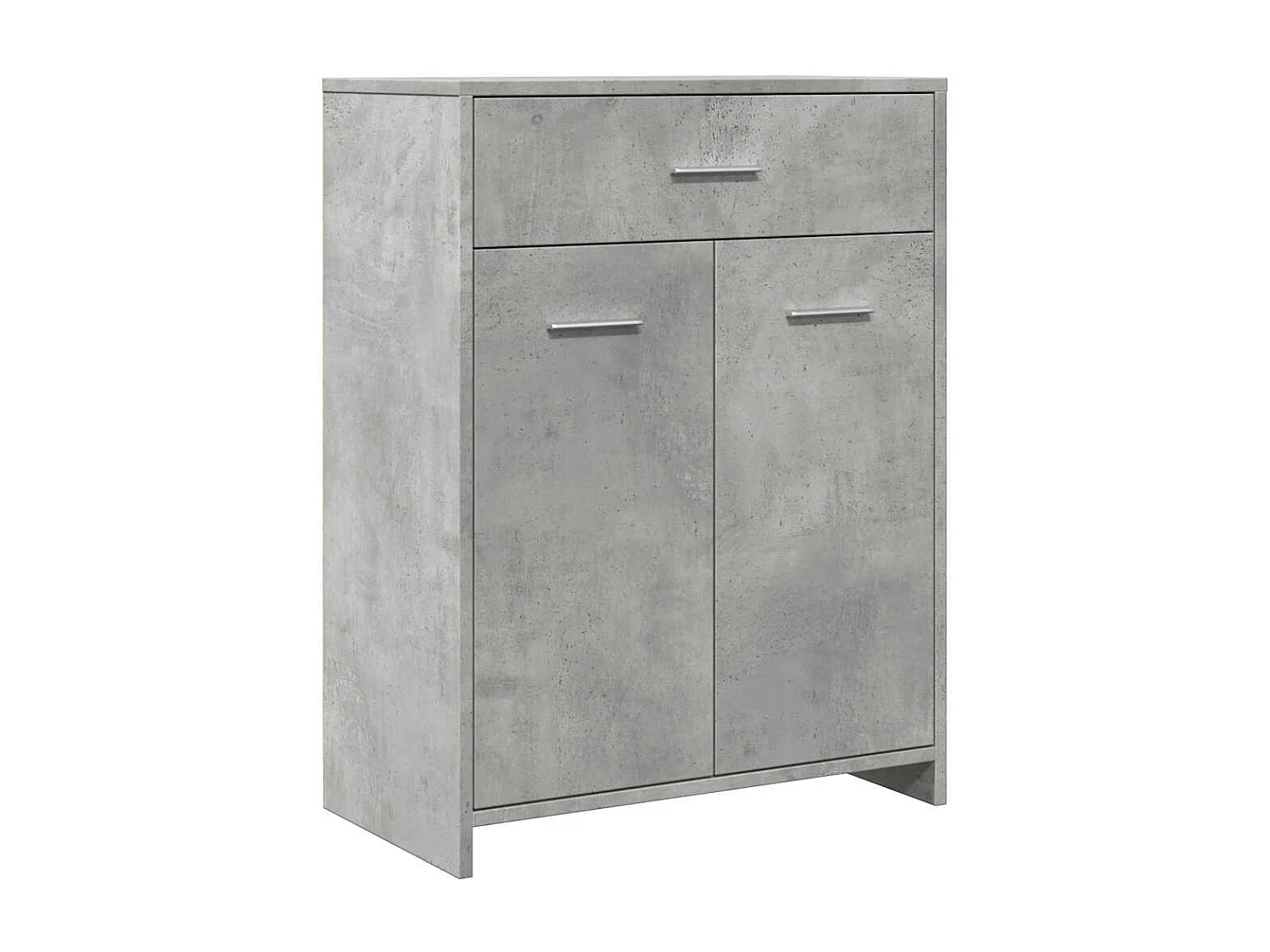 Badkamerkast 60x33x80 cm spaanplaat betongrijs