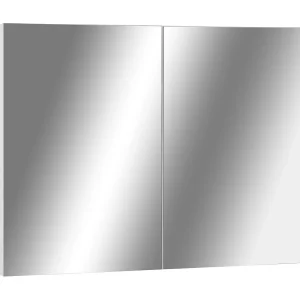 Badkamerspiegelkast 80x15x60 cm MDF wit Badkamerspiegelkast 80x15x60 cm MDF wit