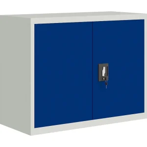 Archiefkast 90x40x70 cm staal lichtgrijs en blauw Archiefkast 90x40x70 cm staal lichtgrijs en blauw