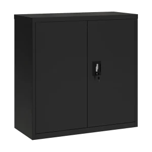 Archiefkast 90x40x90 cm staal zwart Archiefkast 90x40x90 cm staal zwart