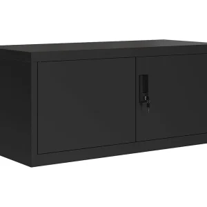 Archiefkast 90x40x40 cm staal zwart Archiefkast 90x40x40 cm staal zwart