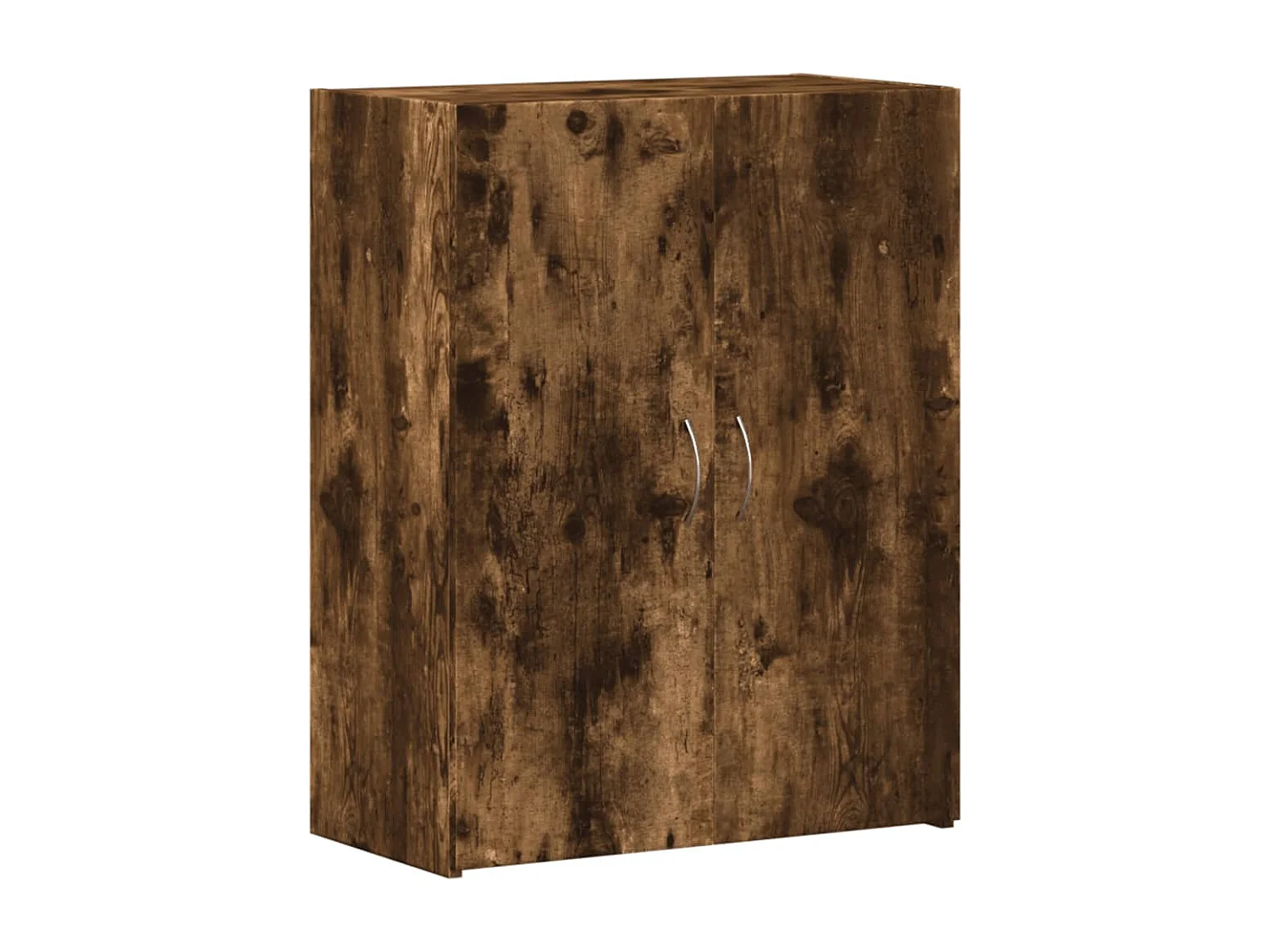 Archiefkast 60x32x77,5 cm bewerkt hout gerookt eikenkleurig