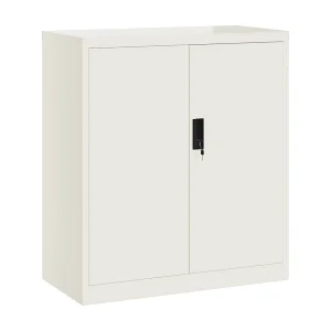 Archiefkast 79x40x90 cm staal wit Archiefkast 79x40x90 cm staal wit