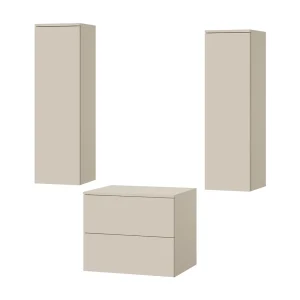 Badkamerset 3-delig: Wastafelonderkast + 2 Kolomkasten Kleur Kasjmier (2S 60 + 1D 100 X2) Badkamerset 3-delig: Wastafelonderkast + 2 Kolomkasten Kleur Kasjmier (2S 60 + 1D 100 X2)