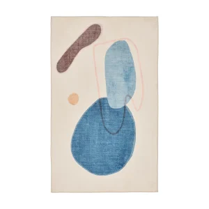 Badmat bedrukt met zachte pool 60×100 cm blauw multi Ariella Badmat bedrukt met zachte pool 60×100 cm blauw multi Ariella