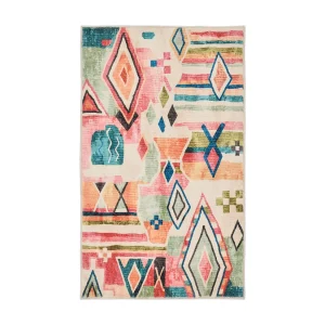 Badmat bedrukt met zachte pool 70×120 cm veelkleurig Ariella Badmat bedrukt met zachte pool 70×120 cm veelkleurig Ariella