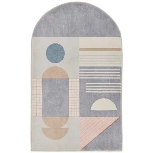 Badmat bedrukt met zachte pool 50×60 cm grijs multi Ariella Badmat bedrukt met zachte pool 50×60 cm grijs multi Ariella