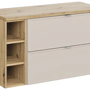Meuble sous-vasque 100cm 3 niches Alba Cachemire Meuble sous-vasque 100cm 3 niches Alba Cachemire