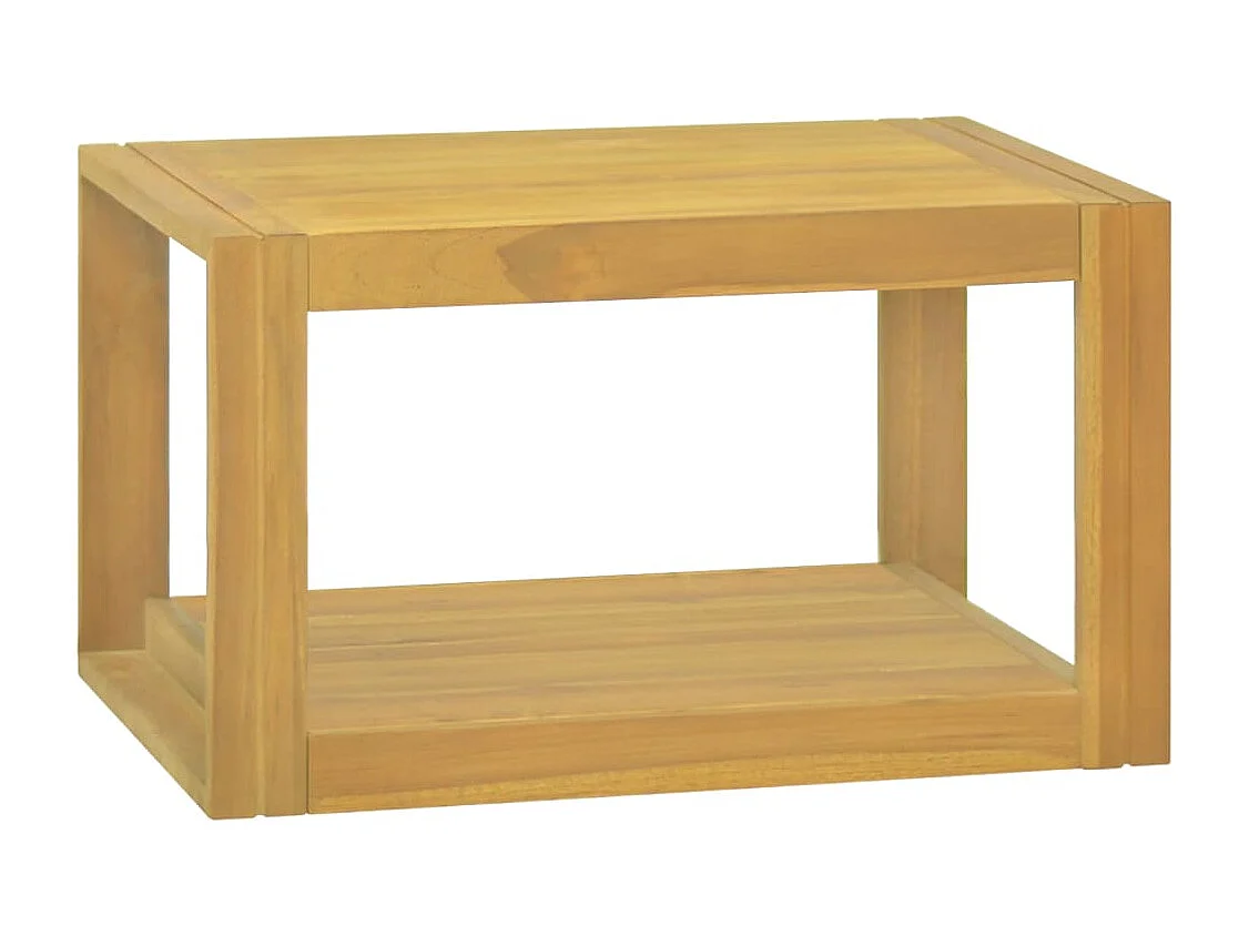 Badkamerwandkast 60x45x35 cm massief teakhout