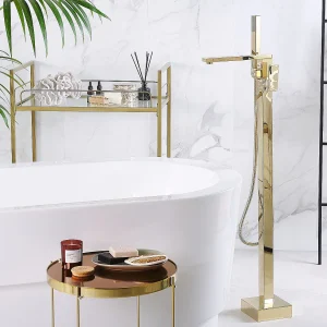 Vrijstaande badkraan DELLA Goud Vrijstaande badkraan DELLA Goud