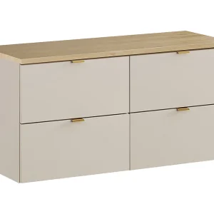 Azel kasjmier en hout 120cm badmeubel