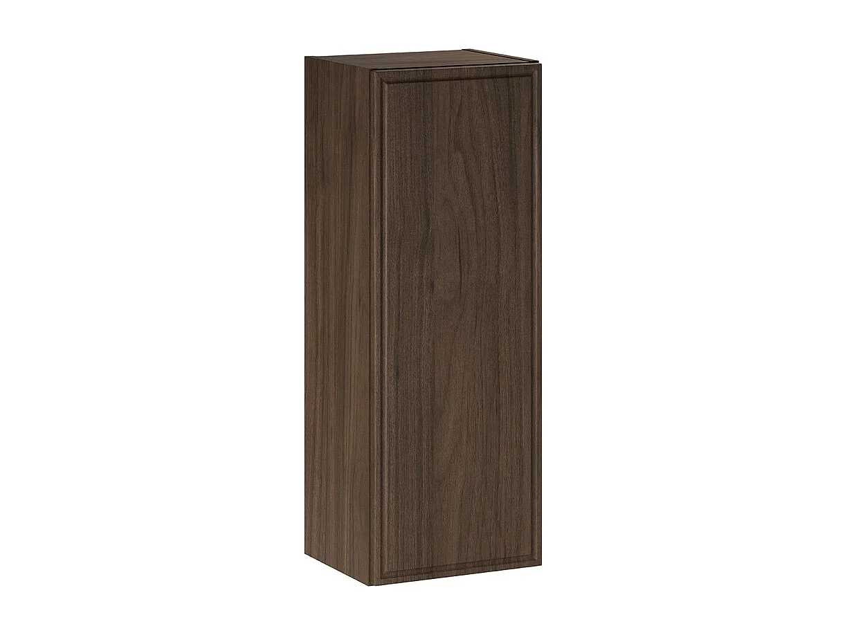 1-deurs half-kolom Elias Donker hout