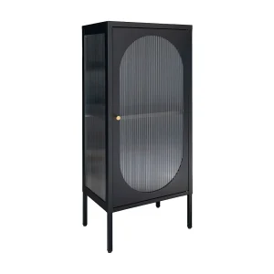 Adelaide vitrinekast 1 glazen deur zwart. Adelaide vitrinekast 1 glazen deur zwart.