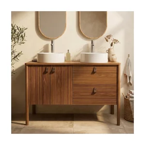 Dubbel wastafelmeubel 120 cm met waskommen JOY Dubbel wastafelmeubel 120 cm met waskommen JOY