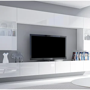 AX LIVING moderne tv-wandmeubel Kossana 1 – 300 cm breed, functioneel wit AX LIVING moderne tv-wandmeubel Kossana 1 – 300 cm breed, functioneel wit