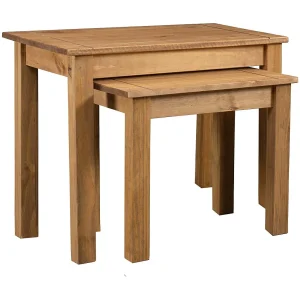 2-delige Tafeltjesset Panama Range massief grenenhout