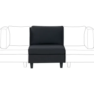 Zitmodule UNSTAD Stof Zwart Zitmodule UNSTAD Stof Zwart