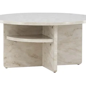 Ålesund salontafel Ø85cm beige.