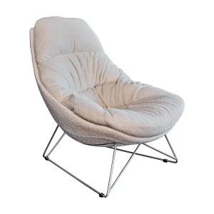 Relaxfauteuil – Beige Geweven stof – AVON Relaxfauteuil – Beige Geweven stof – AVON