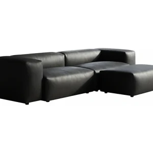 Bank – Zwart Stof van ledervezel – CELESTE