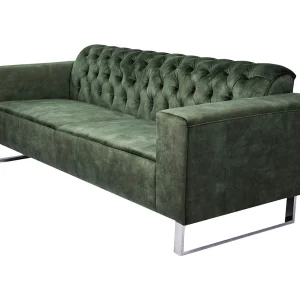 Chesterfield bank – Groen Fluweel – CHARME Chesterfield bank – Groen Fluweel – CHARME