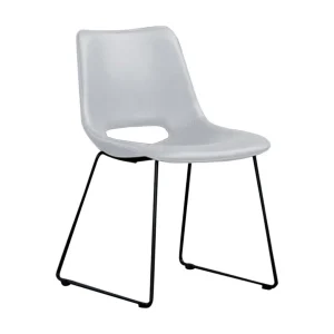 Eetkamerstoel – Wit Imitatieleer – ASCO Eetkamerstoel – Wit Imitatieleer – ASCO
