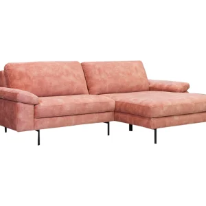 Hoekbank – Roze Fluweel – VISAO Hoekbank – Roze Fluweel – VISAO