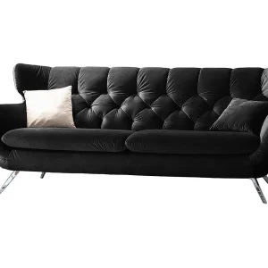 Bank – Zwart Fluweel – CHARME