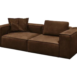 Bank – Bruin Leer – CARMO