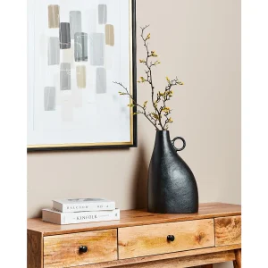 Decovaas NARBADA Metaal 36 cm Zwart