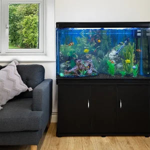 Aquarium 300 L + Meubel – Starterset – Zwart grind