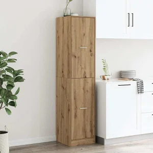 Apothekerskast 40x41x174,5 cm bewerkt hout artisanaal eiken Apothekerskast 40x41x174,5 cm bewerkt hout artisanaal eiken